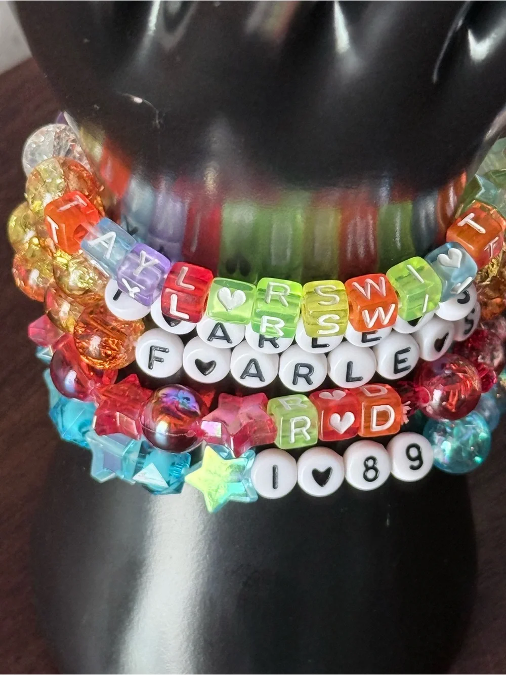 10 Handmade Taylor Swift Inspired Friendship Bracelets Eras Album Theme Lot - Picture 2 of 6